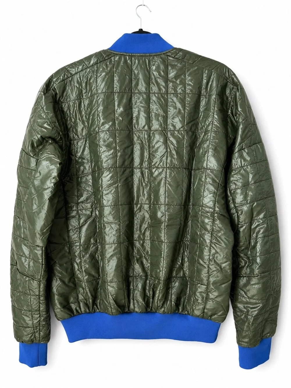 Cotopaxi Kusa Reversible Insulated Bomber Jacket Olive Green Tan Llama Women’s M